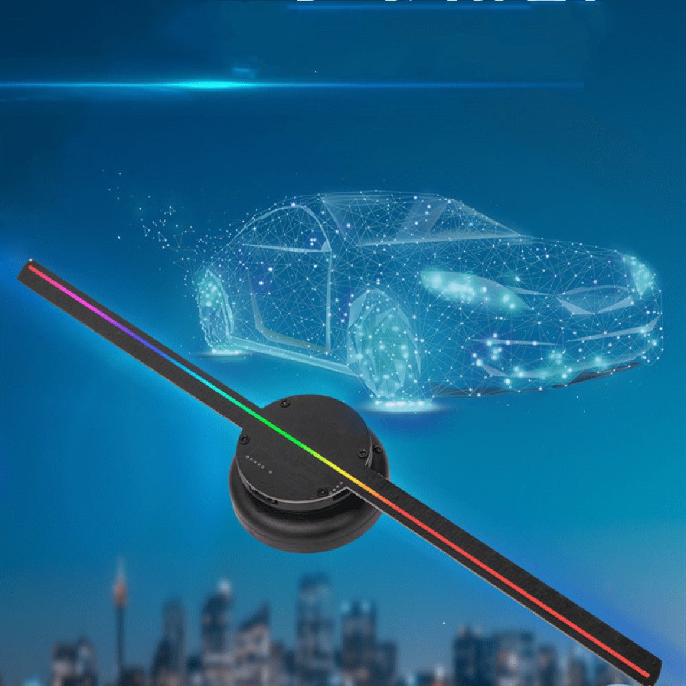 Led Luminous Sign Light Holographic Projector Diy Fan Screen Video Picture 3d Holographic Light Holiday Decoration - Build a dream