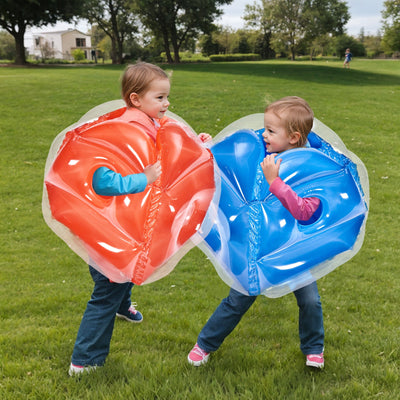 VEVOR Inflatable Bumper Balls 2 - Pack, 2FT 0.6M Body Sumo Zorb Balls For Kids, Durable PVC Human Hamster Bubble Balls For Child Outdoor Team Gaming Play, Bumper Bopper Toys For Playground, Yard, Park - Build a dream